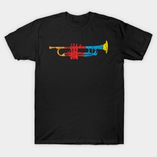 Colorful Trumpet T-shirt T-Shirt